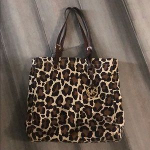 Leopard Michael Kors Tote